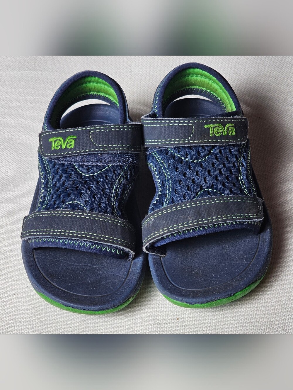 Teva Kids' Psyclone XLT Water Sandals Size 8 Blue/Green